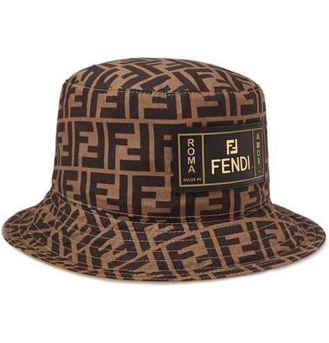 fendi bucket hat womens|fendi denim bucket hat.